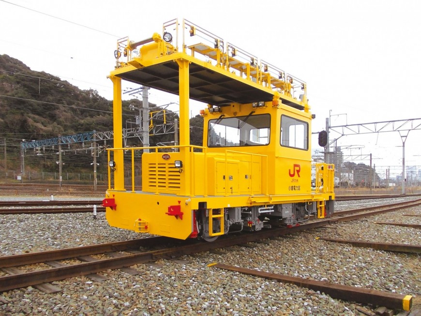 固定作業台付軌道モータカー MR0785