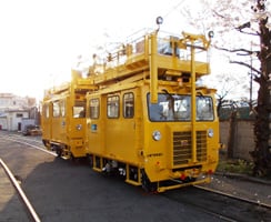 作業台付軌道モータカー MR2563